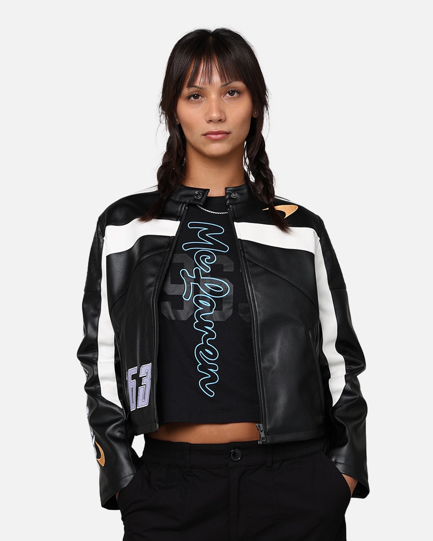 We Are The Wild Collective X McLaren Women's Crop Racing Jacket