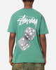 Stüssy Fuzzy Dice T-Shirt Pigment Pigment Pine Green
