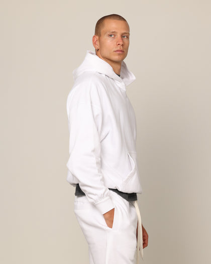 Carré Blanc Oversized Hoodie White