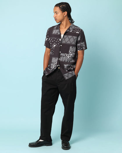 Carré Fragment Button Up Shirt Black