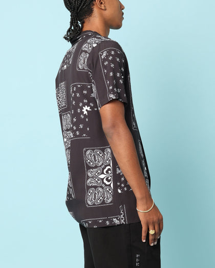 Carré Fragment Button Up Shirt Black