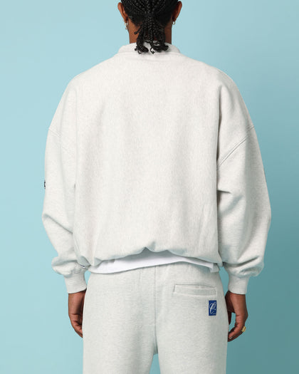 Carré Patchwork Oversized Crewneck Grey Marle