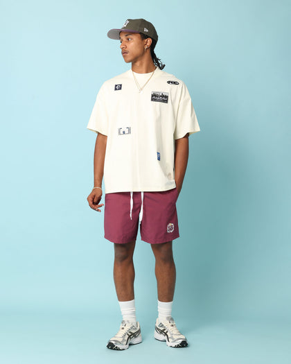 Carré Patchwork Oversized T-Shirt Off White