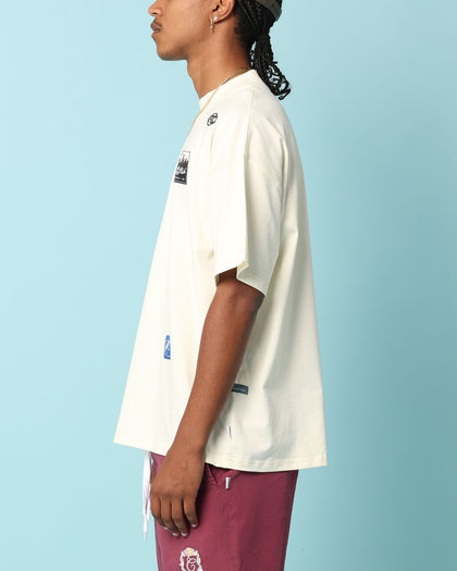 Carré Patchwork Oversized T-Shirt Off White