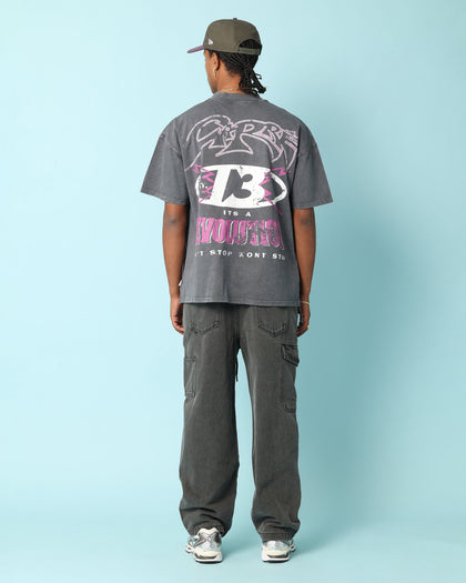 Carré Revolution 13 Oversized T-Shirt Vintage Black