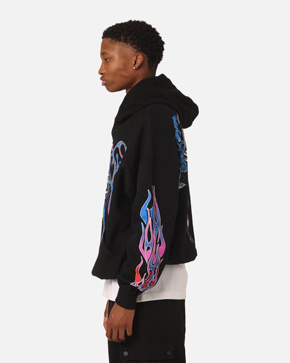 Loiter Rider Vintage Hoodie Black