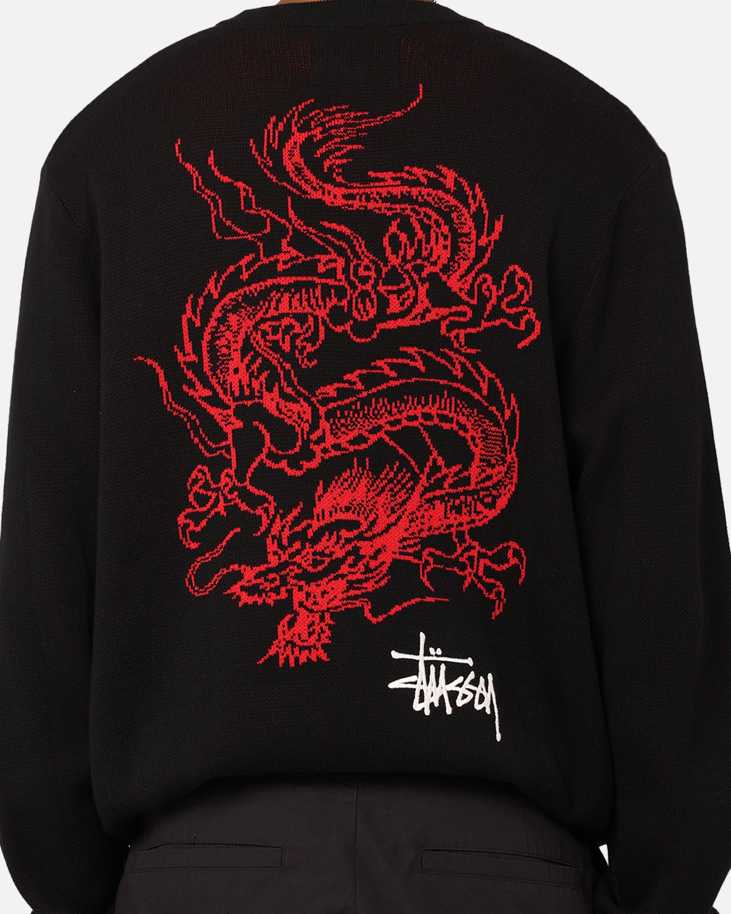 Stüssy Dragon Sweater Black | Culture Kings NZ