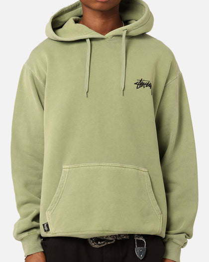 Stüssy Fuzzy Dice Fleece Hoodie Pigment Artichoke Culture Kings NZ