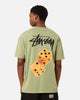 Stüssy Fuzzy Dice T-Shirt Pigment Artichoke