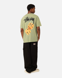 Stüssy Fuzzy Dice T-Shirt Pigment Artichoke