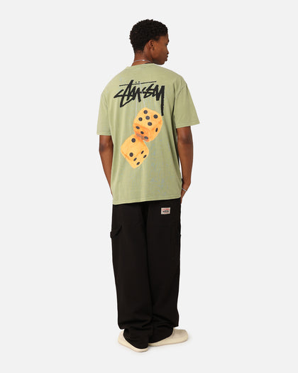 Stüssy Fuzzy Dice T-Shirt Pigment Artichoke