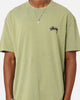 Stüssy Fuzzy Dice T-Shirt Pigment Artichoke
