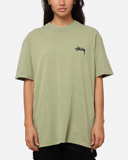 Stüssy Fuzzy Dice T-Shirt Pigment Artichoke
