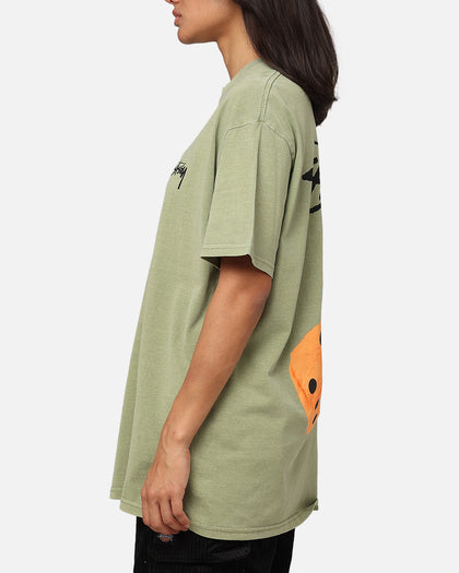 Stüssy Fuzzy Dice T-Shirt Pigment Artichoke
