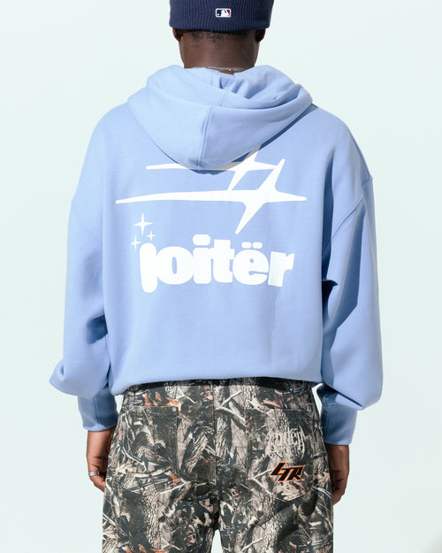 Loiter Cloud 9 Zip Hoodie Blue