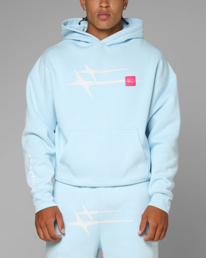 Loiter Hybrid Premium Hoodie Light Blue