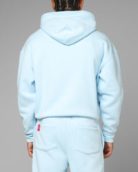 Loiter Hybrid Premium Hoodie Light Blue