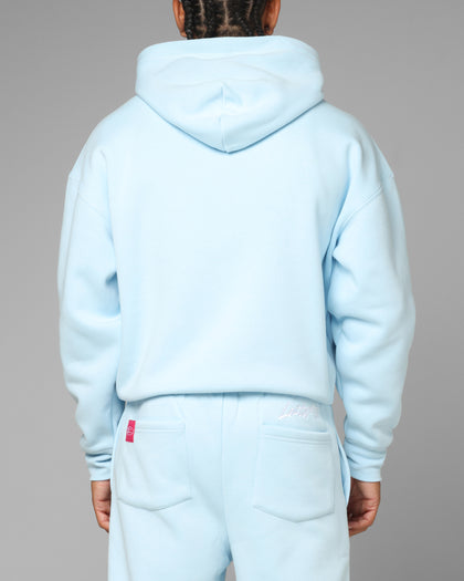 Loiter Hybrid Premium Hoodie Light Blue