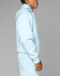 Loiter Hybrid Premium Hoodie Light Blue