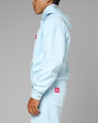 Loiter Hybrid Premium Hoodie Light Blue