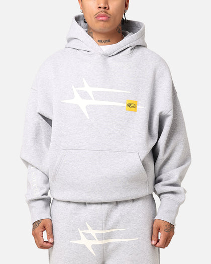 Loiter Hybrid Premium Hoodie Grey Marle Culture Kings NZ