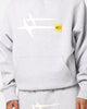 Loiter Hybrid Premium Hoodie Grey Marle