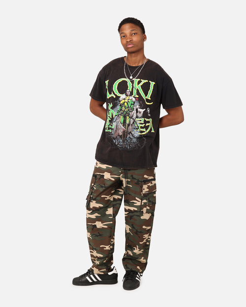 Marvel Loki Rising Vintage T-Shirt Black Wash