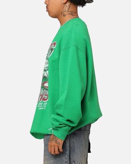 Mitchell & Ness South Sydney Rabbitohs 2014 Grand Final Crewneck Green
