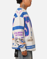 Mitchell & Ness Melbourne Storm Team Crewneck Grey Marle