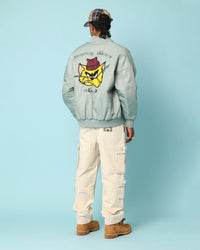 Carré Big Cat Bomber Jacket Green