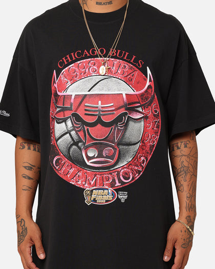 Mitchell & Ness Chicago Bulls 1998 Game 6 T-Shirt Faded Black