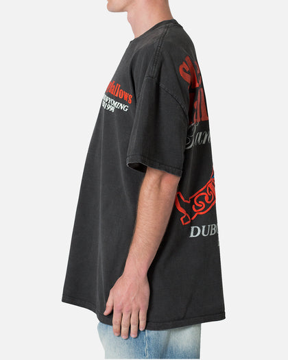 MNML Neon Cowboy T-Shirt Washed Black