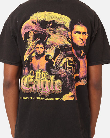 UFC By Goat Crew Khabib Nurmagomedov The Eagle Vintage T-Shirt Black Wash