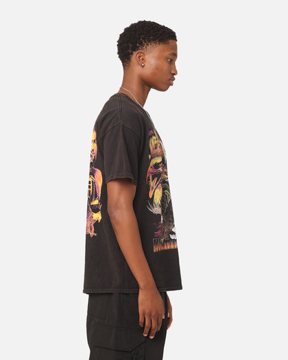 UFC By Goat Crew Khabib Nurmagomedov The Eagle Vintage T-Shirt Black Wash