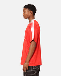 Adidas Adicolour T-Shirt Better Scarlet/White