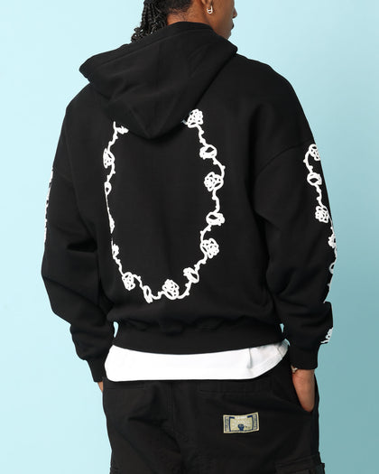 Carré Rosebowl Zip Up Hoodie Black