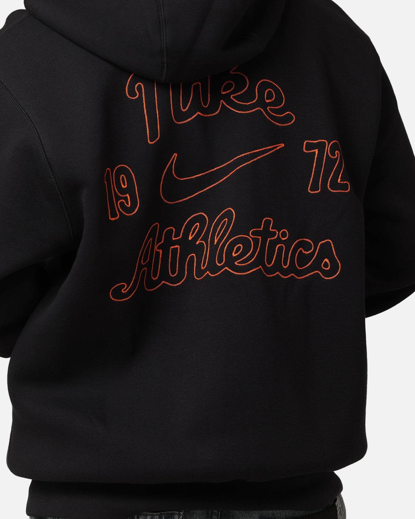 black and rose gold nike hoodie