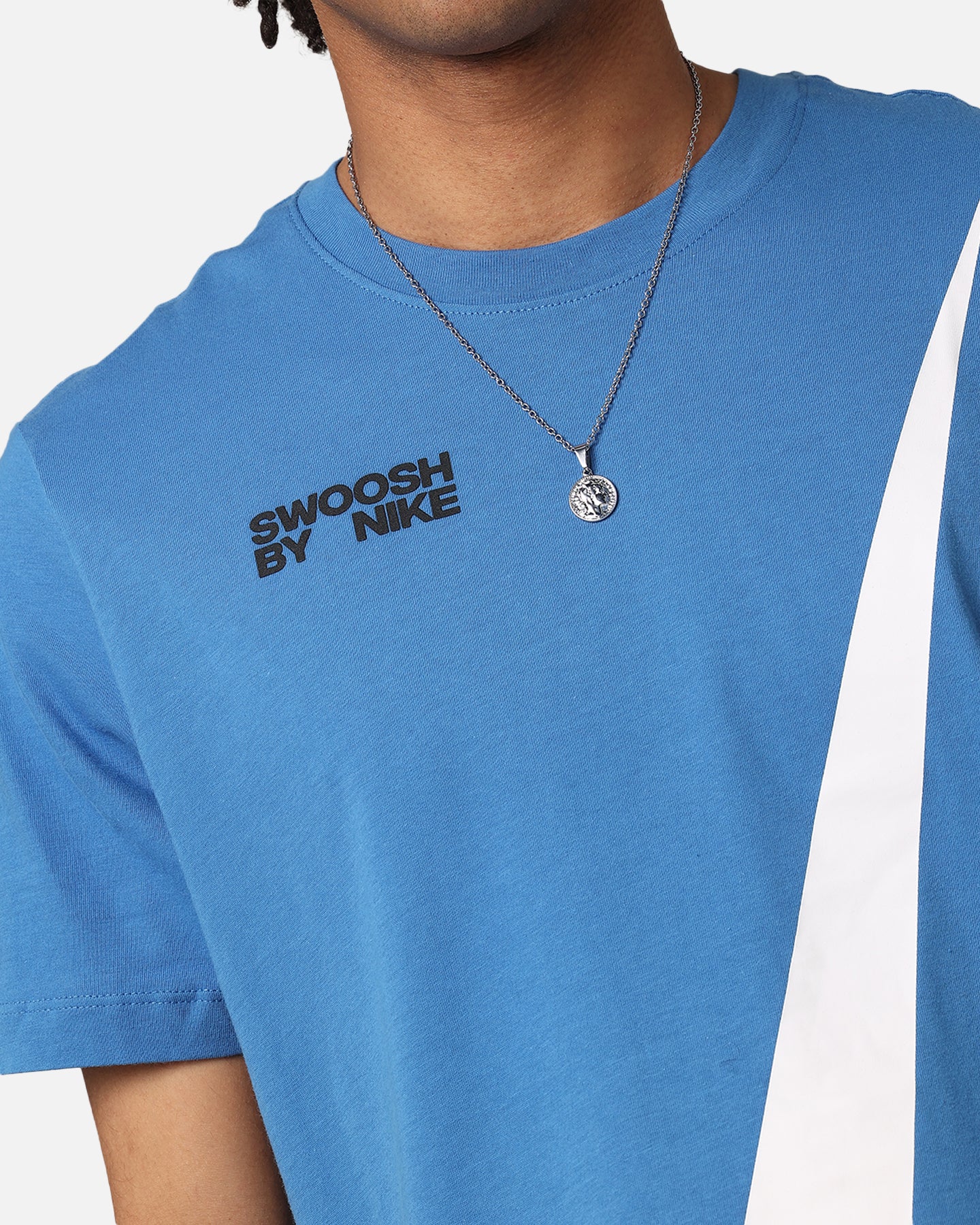 Nike Sportswear Big Swoosh T-Shirt Star Blue | Culture Kings NZ