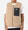 Nike Sportswear Sherpa Reversible Vest Khaki/Black