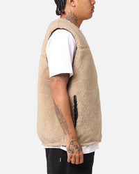 Nike Sportswear Sherpa Reversible Vest Khaki/Black