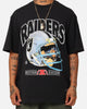 Mitchell & Ness Las Vegas Raiders Vintage Helmet T-Shirt Faded Black