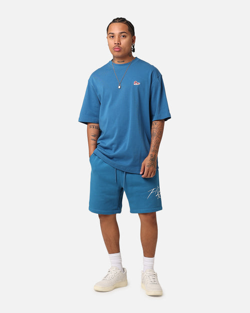 Jordan Brand Sneaker Patch Crewneck T-Shirt Industrial Blue