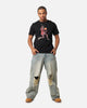 Jordan Flight Essentials Graffiti Crewneck T-Shirt Black/White