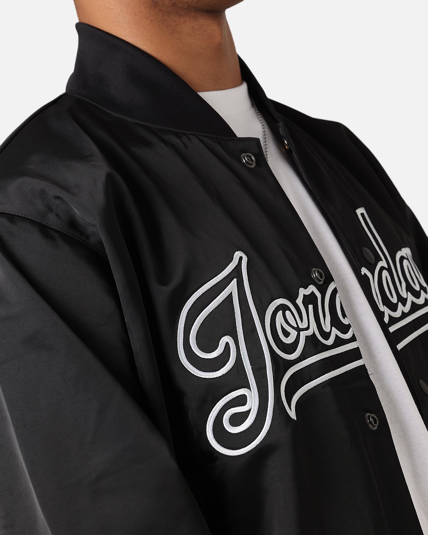 Jordan Flight MVP Statement Jacket Black/White | Culture Kings NZ