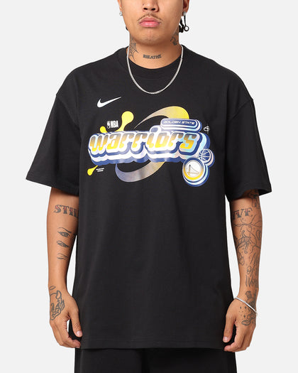 Nike Golden State Warriors NBA Max90 Courtside T-Shirt Black