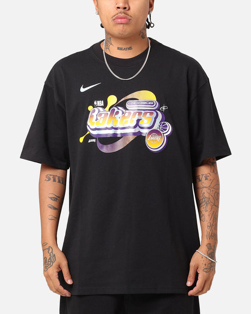 Nike Los Angeles Lakers NBA Max90 Courtside T-Shirt Black
