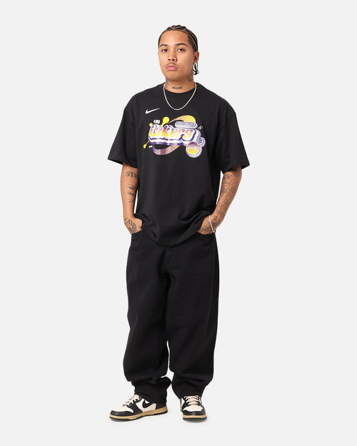 Nike Los Angeles Lakers NBA Max90 Courtside T-Shirt Black
