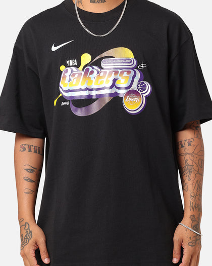 Nike Los Angeles Lakers NBA Max90 Courtside T-Shirt Black