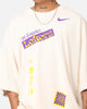 Nike Los Angeles Lakers NBA Courtside Oversized T-Shirt Pure