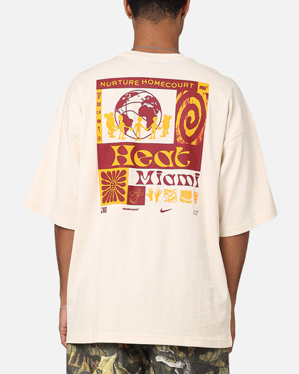 Nike Miami Heat NBA Courtside Oversized T-Shirt Pure